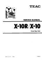 Teac X-10-Service-Manual 